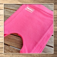 Momas 4 Taraflı Kullanılabilir Biyeli Pembe Yelek-Önlük