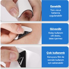 Tıpteknik Market Tens Elektrod Pedi Extra Güçlendirilmiş Yapışkanlı Kumaş Renkli - 5 x 5 cm - 4 Paket - 16 Adet