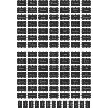 111 Adet Baharat - Bakliyat - Kuruyemiş Kavanoz Sticker Yıkanabilir Etiket