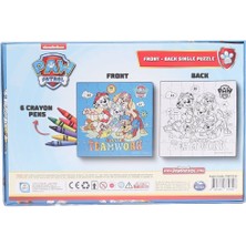 Byrurg PW7930 Paw Patrol Boyamalı Puzzle Byrnew