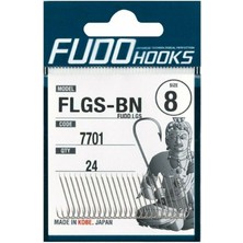 Fudo 7701  Lgs Black Nıkel Olta Iğnesi No:4