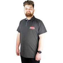 ModeXL  Erkek Polo T Shirt Polo Mode Club 22330 Antrasit