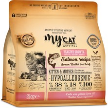 My Cat Hypoallergenic Somon Balıklı Kitten & Mother Yavru ve Anne Kedi Maması (2kg)