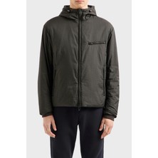 Emporio Armani Jakarlı Dolgulu Regular Fit Kapüşonlu Mont Erkek Mont 6D1B64 1nnxz 05A6