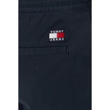 Tommy Jeans Pamuklu Slim Fit Normal Bel Lastikli Paça Jogger Pantolon Erkek Pantolon DM0DM20456 C1G