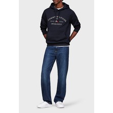 Tommy Hilfiger Pamuklu Regular Fit Kanguru Cepli Kapüşonlu Sweat Erkek Sweat MW0MW37244 Dw5