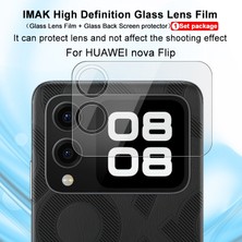 İmak 1 Takım Imak Lens + Arka LCD Film Huawei Nova Flip Için (Yurt Dışından)