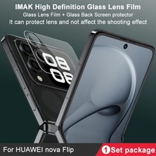 İmak 1 Takım Imak Lens + Arka LCD Film Huawei Nova Flip Için (Yurt Dışından)