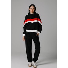 Ellesse Kadın Sweatshirt EF178-BK EF178-BK001 Siyah Uzun Kol Düz Desenli Ekstra Özellikler ile M Beden