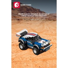 Sembo Block Cool Convoy Porscche Off-Road 268 Parça Yapı Blokları LEGO ile Uyumlu (714316)