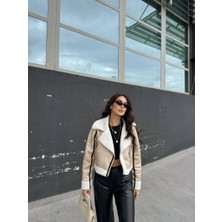 Sindi Moda Melina Peluş Crop Kaban 1951