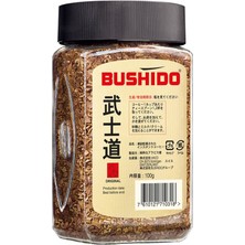 Bushido Orijinal Hazır Kahve (100G) - Güney Amerika Arabica Çekirdekleri ile Zengin ve Narin Aroma