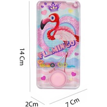 Toyaş Retro Oyuncaklar Flamingo Desenli Su Oyunu Halka Geçirme Oyunu Model2