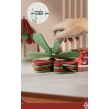 3 Adet Noel Ağacı Altlığı, Yüksek Sıcaklığa Dayanıklı Ev Çay Bardak Altlıkları Sofra Paspasları, Dekorasyon Için De Kullanılabilir (Yurt Dışından)