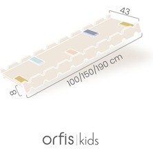 Orfis Kids Montessori Tırmanma Rampası 190 cm