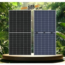 Sistem Solar Topcon 585W Watt Güneş Paneli Monokristal 144 Hücre Solar Panel