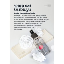 Noufyé Saf Gül Suyu, Aydınlatıcı ve Arındırıcı Cilt Toniği, Doğal Gül Suyu Tonik, 100 ml