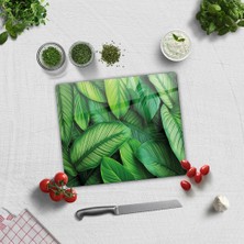 Decorita Cam Kesme Tahtası - Cam Kesme Tablası | Yaprak Festivali | 29CM x 34CM