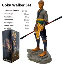 Zoco Wukong Walker Set Siyah Goku Oyunu Efsanevi Şekil Masa Üstü Süsler (Yurt Dışından)