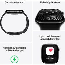 Apple Watch Series 10 Gps 42MM Jet Black Aluminium Case With Ink Sport Loop