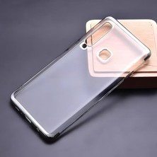 Cepustik Telefon Aksesuarları Galaxy A9 2018 Kılıf Dört Köşeli Lazer Silikon Kılıf