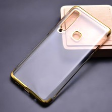 Cepustik Telefon Aksesuarları Galaxy A9 2018 Kılıf Dört Köşeli Lazer Silikon Kılıf