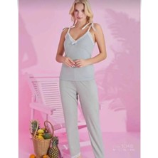 Kurdele Detaylı Kadın Pijama Takımı