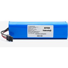 Evtek 360 S9  6400MAH Robot Süpürge Bataryası