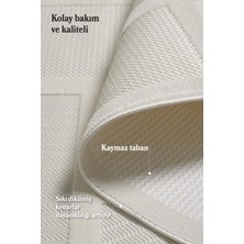 Anaska Home Modern Tasarım Sisal Krem Renk Oturma Odası Halısı Salon Halısı Kolay Temizlenebilir Yumuşak Dokulu