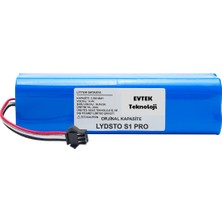 Evtek Lydsto S1 Pro ( Kapasite) 5200MAH Robot Süpürge Bataryası