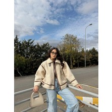 Sindi Moda Dean Kürklü Biker Ceket 20037