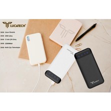 Lucatech Samsung A11 / A21 / A21S / A31 / A41 / A51 / A71 Uyumlu Powerbank 12.500 Mah 25W Pd + Turbo Sarj