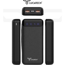 Lucatech Samsung Galaxy S24 / S24 Fe / S24 Plus / S24 Ultra Uyumlu Powerbank 12.500 Mah 25W Pd + Turbo Sarj