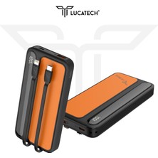 Lucatech iPhone 16 / 16 Plus / 16 Pro / 16 Pro Max Uyumlu Powerbank 45W 13.000 Mah Turbo Sarj