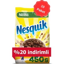 Nesquik Çikolatalı Mısır Gevreği %20 Bedava 450G X10 Adet