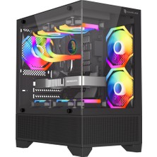 Gameline Armor V3 3x Rgb Fan Temperli Cam USB 3.0 Gaming Bilgisayar Kasası