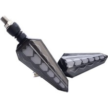 Nesa Otomotiv Motorsiklet Kıvırcık Sinyal Lambası Flaş Göstergesi 2li Set 12V