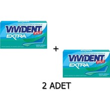 Vivident Extra Nane-Mentol Aromalı Şekersiz-Tatlandırıcılı Şerit Sakız 26G (2 Adet)