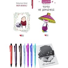 Toto ve Şemsiyesi ve Mor Benekli 2'li Set + Hediyeli