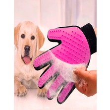 Kedi Köpek Pembe Tüy Tarama Eldiveni Sağ El Pratik Bakım Fırçası