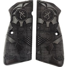 Zib Grips Silah Kabzası - Zig 14, Browning Hp, High Power 14, Spor Kasa ile Uyumlu - Siyah Renk - BRWHPSSY010
