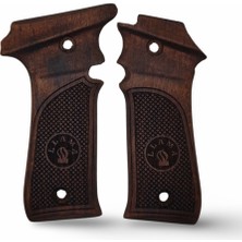 Zib Grips Silah Kabzası - Llama 7.65, Llama Model X-A .32 Kalibre ile Uyumlu - Koyu Kahverengi Renk - LLM32CV001