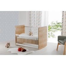 Baby When BW1076 - Pratik Anne Yanı Sallanır Beşik Ahşap 60X120