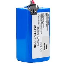 Evtek Imartine C800 ( Kapasite) 2600MAH Robot Süpürge Bataryası