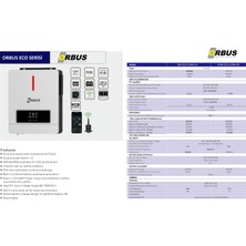 Orbus Eco 4.2 Kw 24 V Mppt Akıllı Inverter