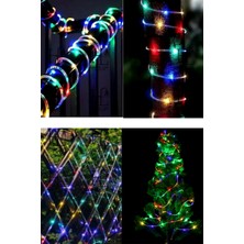 Hazar Led 10 Metre Rgb Halat LED Işık Animasyonlu Peri LED Dış Mekan IP65 Dekoratif LED Işık Yılbaşı Süsü