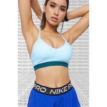 Nike Bra Indy Light Support Sports Kadın Sporcu Sütyeni Mavi Bra Büstiyer