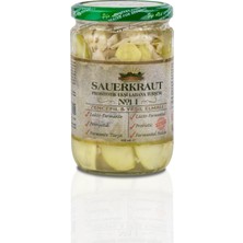 Şifa Ana Sauerkraut (Ekşi Lahana Turşusu) NO11 Zencefil & Yeşil Elmalı  (660CC.)