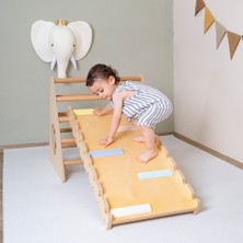 Orfis Kids Montessori Pikler Üçgeni ve Rampa Ikili Set