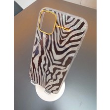 Lucek Cases Apple iPhone 12 Apple iPhone 12 Pro Uyumlu Leopar Desen Kılıf Sararmaz Ekstra Darbe Korumalı Kapak